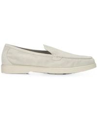 Moorer - Suede Slip-On Loafers - Lyst