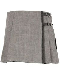 DURAZZI MILANO - Minijupe À Design Plissé - Lyst