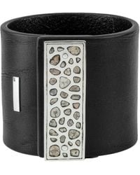 Parts Of 4 - Sterling And Diamond Strap Bracelet - Lyst