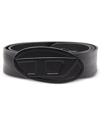 DIESEL - B-1Dr 2.0 Oval-Plaque Belt - Lyst