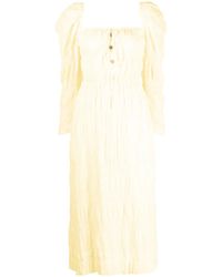 Rejina Pyo - Nora Puff-Sleeve Midi Dress - Lyst