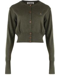 Vivienne Westwood - Bea Cardigan mit Orb-Logo - Lyst