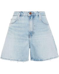 FRAME - The Easy Jeans-Shorts mit hohem Bund - Lyst