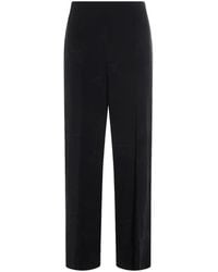 Twinset - Floral-Detail Trousers - Lyst