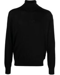 Gcds - Logo-Embroidered Roll-Neck Jumper - Lyst
