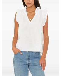 Xirena - Bex Ruffled Cotton Top - Lyst
