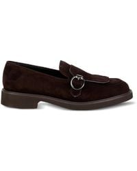 Luca Grossi - Mocassins Frangés À Boucle - Lyst