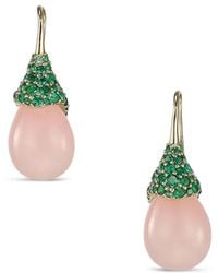 Anabela Chan - Rose Droplet Earrings - Lyst