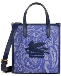 Etro - Small Love Trotter Jacquard Pegasus Tote Bag - Lyst