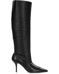 Magda Butrym - Pointed-Toe Leather Boots - Lyst