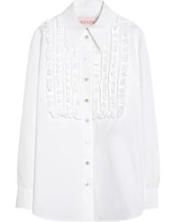 Valentino Garavani - Cotton Poplin Shirt - Lyst