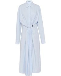 Prada - Gestreepte Blousejurk - Lyst