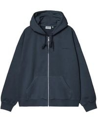 Carhartt - Logo-Embroidered Zip-Up Hoodie - Lyst