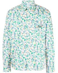 Marine Serre - Hemd Mit Blumen-Print - Lyst