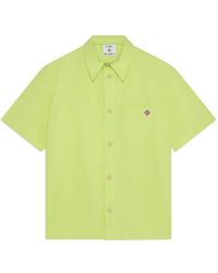 CASABLANCA - Pikee-Hemd Mit Logo-Patch - Lyst
