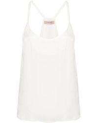 Twinset - V-Neck Racerback Tank Top - Lyst