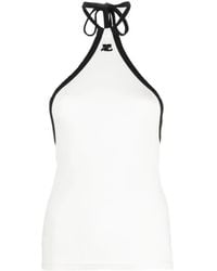 Courreges - ホルターネック トップ - Lyst