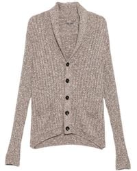 N.Peal Cashmere - Marl Shawl Cardigan - Lyst