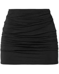 Wardrobe NYC - Ruched Mini Skirt - Lyst