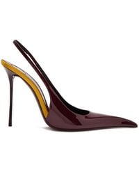 Saint Laurent - Slingback Stiletto Pumps - Lyst