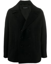 Dolce & Gabbana - Double-breasted Wool-cashmere Peacoat - Lyst