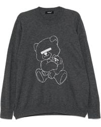 Undercover - Jacquard Logo Motif Jumper - Lyst