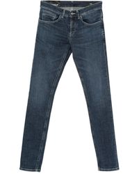 Dondup Icon - Five Pocket Denim Trousers in Grey for Men