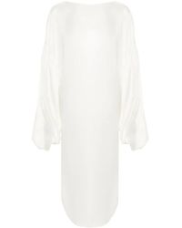 KHAITE - The Zelma Midi Dress - Lyst