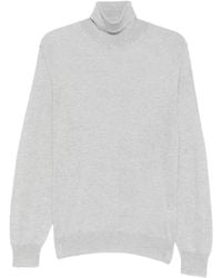 Canali - Roll-Neck Wool Sweater - Lyst
