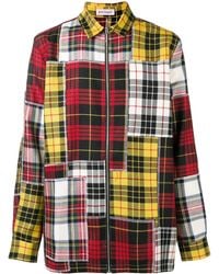 Palm Angels - Check Colour-Block Shirt - Lyst