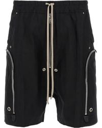 Rick Owens - Bauhaus Shorts Met Ritszak En Trekkoord - Lyst