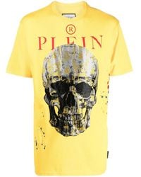 Philipp Plein - Skull-Print Short-Sleeve T-Shirt - Lyst