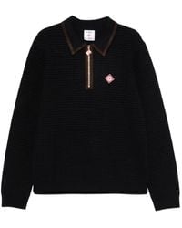 CASABLANCA - Waffle-Knit Zip-Up Sweater - Lyst