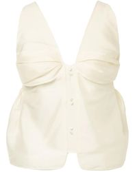YANGKEHAN - Silk Top - Lyst