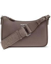 Emporio Armani - Tasche Mit Logo-Schild - Lyst