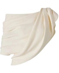 Balenciaga - One-Shoulder Draped Top - Lyst
