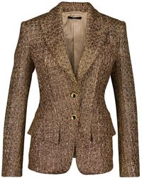 Tom Ford - Tweed Single-breasted Blazer - Lyst