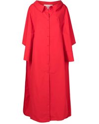 Valentino Garavani - Maxi-Jurk Met Cape Detail - Lyst