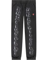 Emotionally Unavailable - Embroidered-Logo Track Pants - Lyst