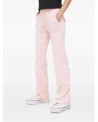 Juicy Couture - Drawstring Patch-Pocket Trousers - Lyst