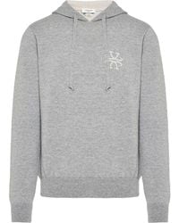 Jacob Cohen - Logo-Embroidered Hoodie - Lyst