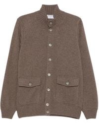 Gran Sasso - Button-Up Funnel-Neck Cardigan - Lyst