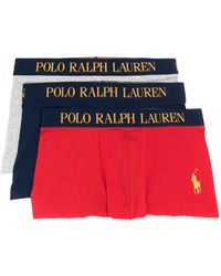Polo Ralph Lauren 3 Pack Big Pony Boxers - Red