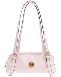 Versace - Emblème Leather Shoulder Bag - Lyst