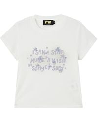 Mini Cream - Graphic-Print Short-Sleeve T-Shirt - Lyst
