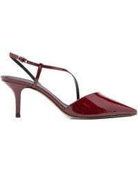 Ba&sh - 70Mm Colce Patent-Leather Cross-Strap Sandals - Lyst
