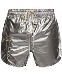 Rick Owens X Champion - X Champion Logo-embroidery Shorts - Lyst