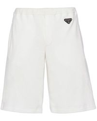 Prada - Terrycloth Bermuda Shorts - Lyst