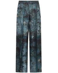Pierre Louis Mascia - Pantalon Ample À Fleurs - Lyst