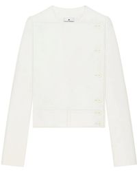 Courreges - Buttoned Tailored Jacket - Lyst